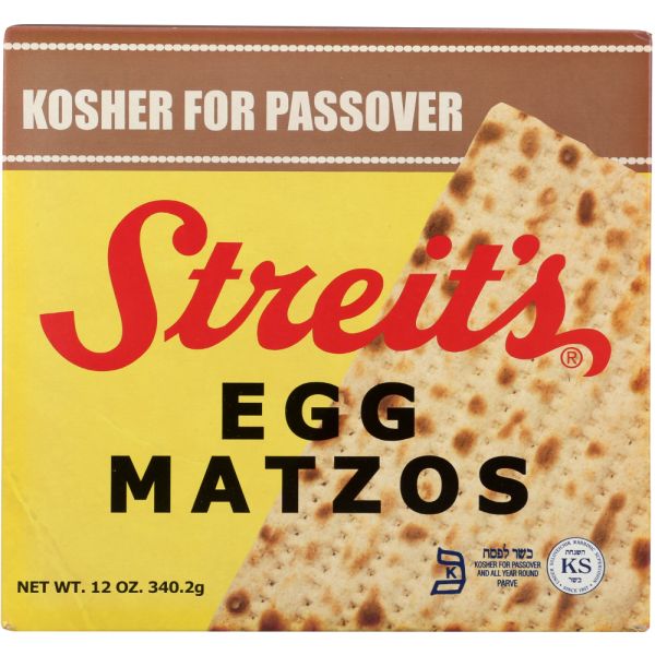 STREITS: Vintage Egg Matzo, 12 oz