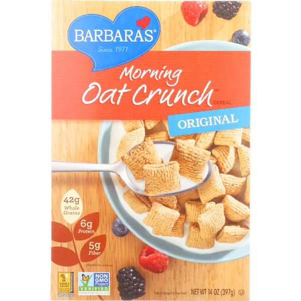 BARBARA'S BAKERY: Morning Oat Crunch Cereal Original, 14 oz