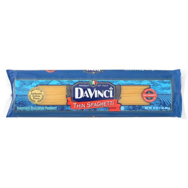 DAVINCI: Thin Spaghetti Pasta, 16 Oz