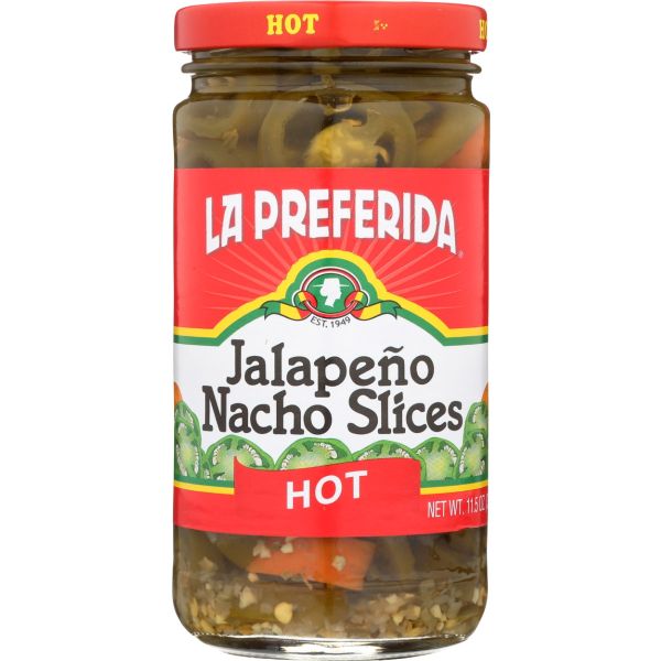 LA PREFERIDA: Pepper Jlpno Slc Hot, 11.5 oz