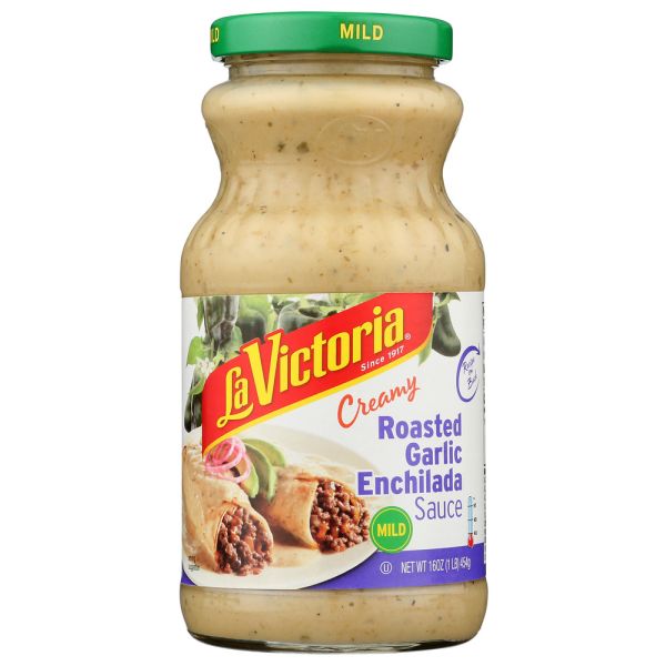 LA VICTORIA: Roasted Garlic Enchilada Sauce, 16 oz