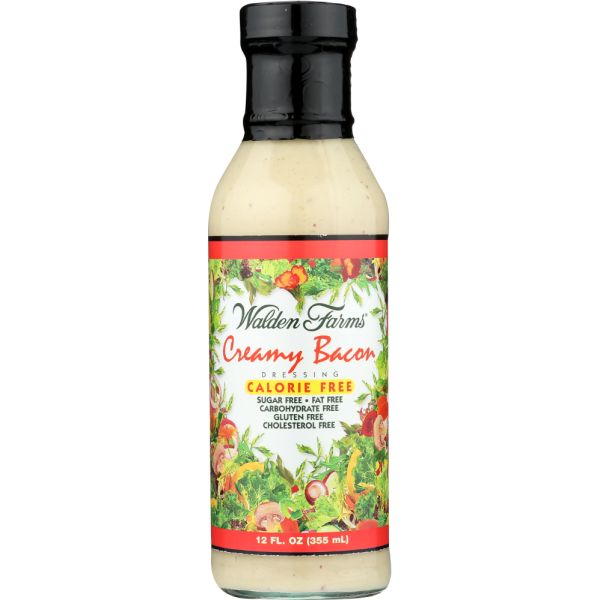 WALDEN FARMS: Calorie Free Salad Dressing Creamy Bacon, 12 oz