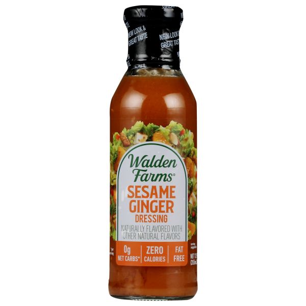 WALDEN FARMS: Calorie Free Dressing Sesame Ginger, 12 oz