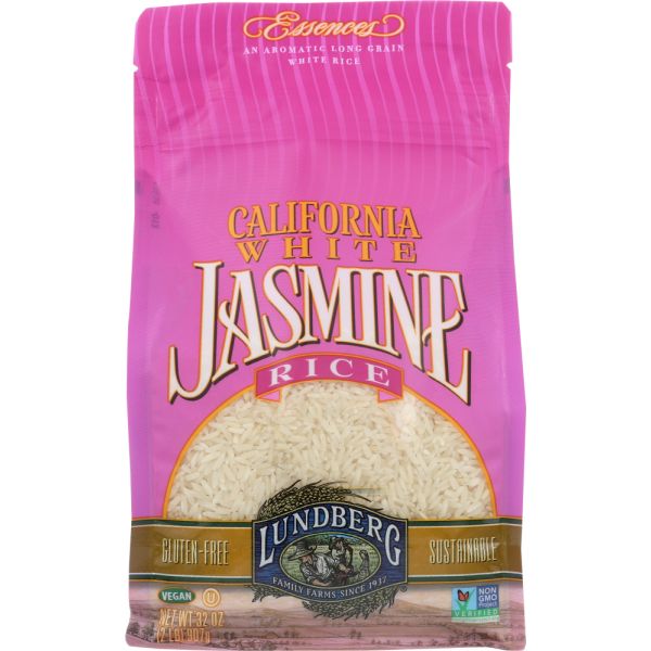 LUNDBERG: Gluten Free California White Jasmine Rice, 2 lb