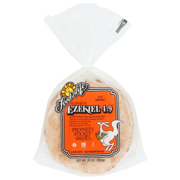 FOOD FOR LIFE: Bread Pocket Ezekiel, 10 oz