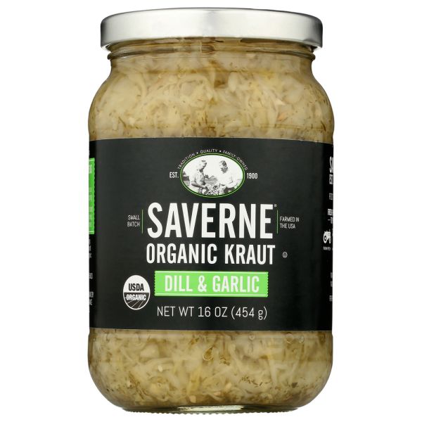 SAVERNE: Kraut Artisana Dill Grlc, 16 oz