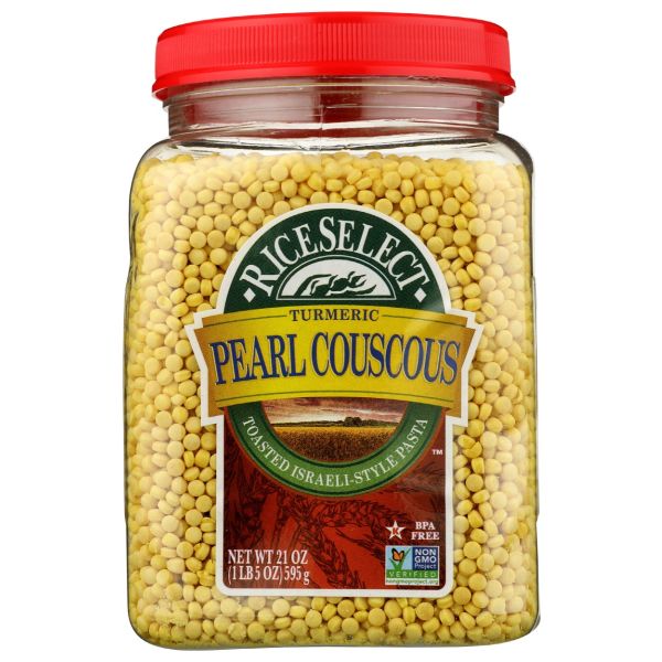 RICESELECT: Pearl Couscous Turmeric, 21 oz