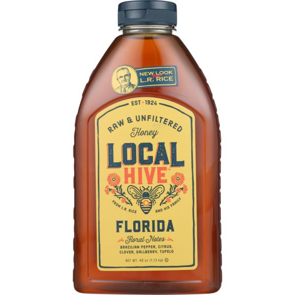 LOCAL HIVE: Florida Raw and Unfiltered Honey, 40 oz