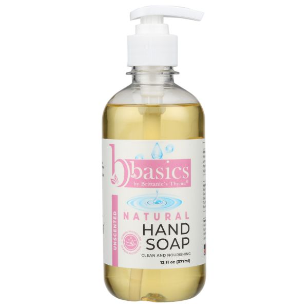 BRITTANIES THYME: Unscented Natural Hand Soap, 12 oz