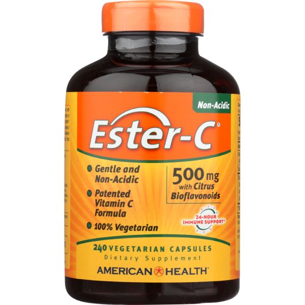 AMERICAN HEALTH: Ester-C 500mg with Citrus Bioflavonoids, 240 vc