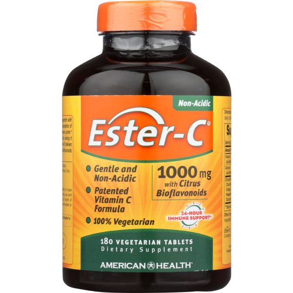 AMERICAN HEALTH: Ester-C 1000 mg with Citrus Bioflavonoids, 180 Vegetarian Tablets