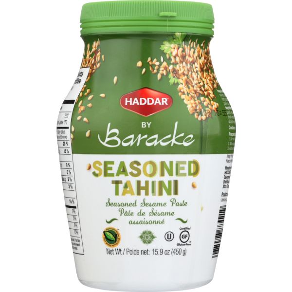 HADDAR: Seasoned Tahini, 16 oz