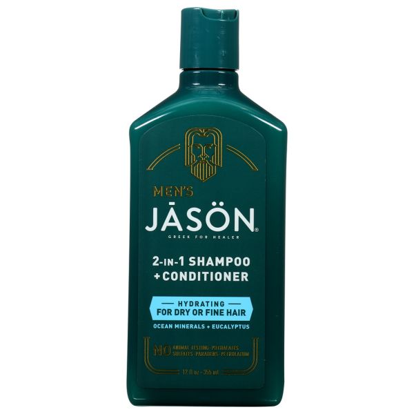 JASON: Hydrating 2 In 1 Shampoo Plus Conditioner, 12 oz