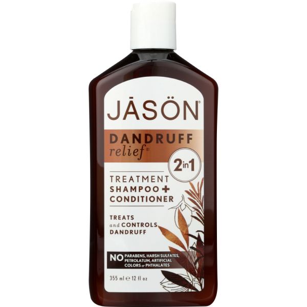 JASON: Dandruff Relief Shampoo + Conditioner, 12 oz