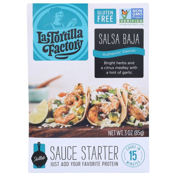 LA TORTILLA FACTORY: Cooking Sauce Salsa Baja, 3 oz