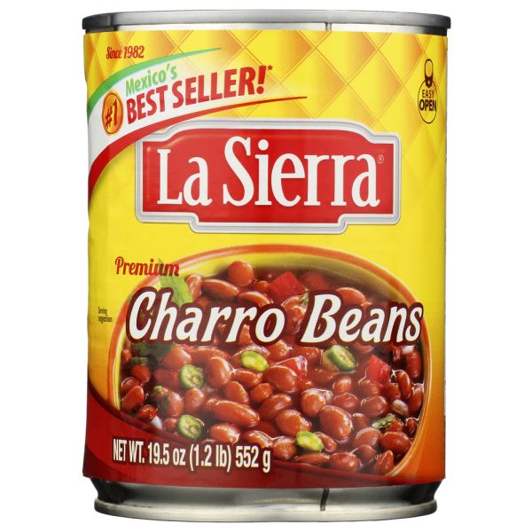 LA SIERRA: Beans Charro Whole, 19.5 OZ