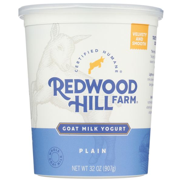 REDWOOD HILL FARM: Goat Milk Yogurt Plain, 32 oz