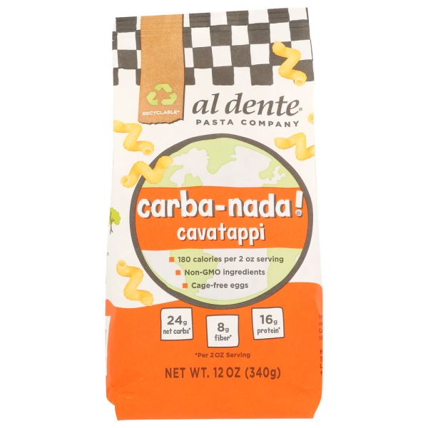 AL DENTE: Carba Nada Cavatappi, 12 oz