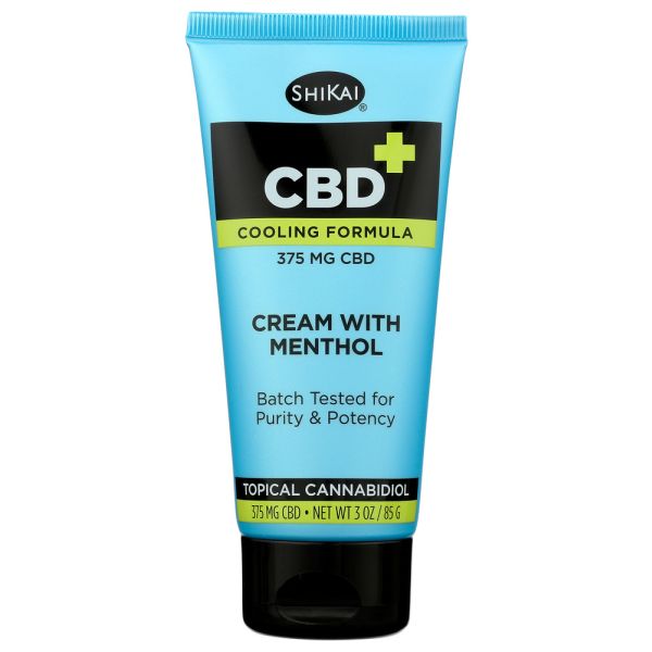 SHIKAI: Cbd Cream With Menthol, 3 oz