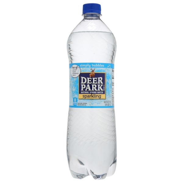 DEER PARK: Natural Sparkling Water, 33.8 fo