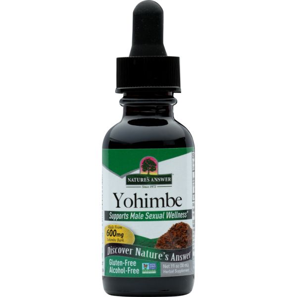 NATURES ANSWER: Yohimbe Bark 1% Alcohol Free, 1 oz