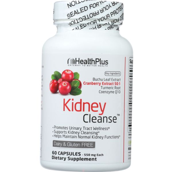 HEALTH PLUS: Kidney Cleanse Body Cleansing System, 60 capsules