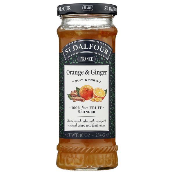 ST DALFOUR: Ginger & Orange Marmalade, 10 oz