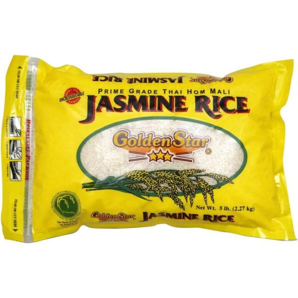 GOLDEN STAR: Jasmine Rice Premium, 5 lb