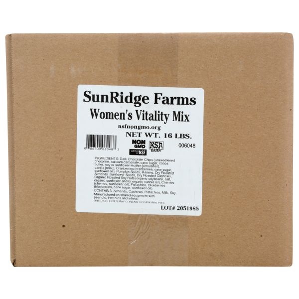 SUNRIDGE FARMS: Women Vitality Mix Bulk, 16 lbs