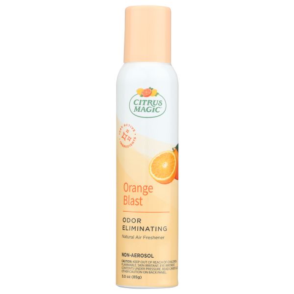 CITRUS MAGIC: Odor Eliminating Air Freshener Spray Orange Blast, 3.5 oz