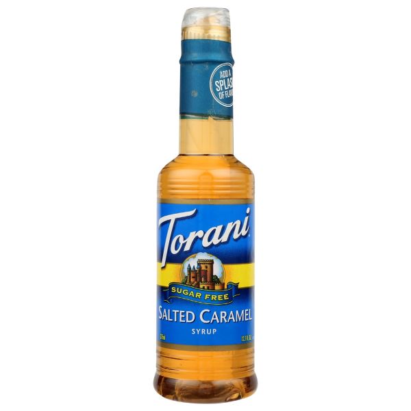 TORANI: Salted Caramel Syrup Sugar Free, 12.7 oz