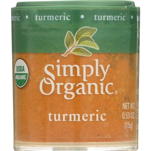 SIMPLY ORGANIC: Mini Ground Turmeric, .53 oz