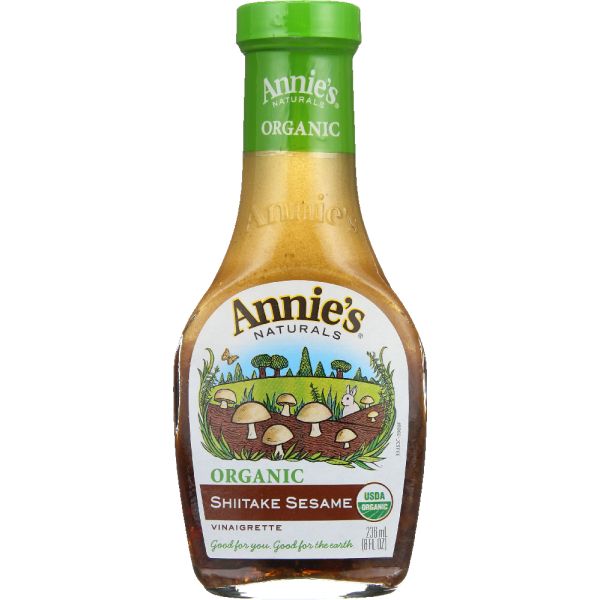 ANNIE'S NATURALS: Organic Dressing Shiitake Sesame, 8 oz