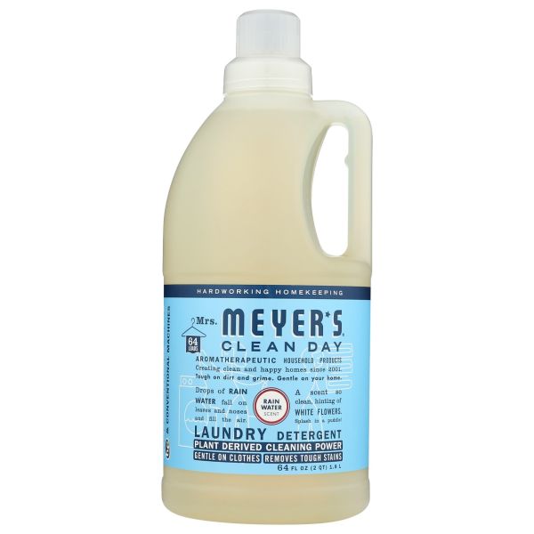 MRS MEYERS CLEAN DAY: Detergent Laundry Rainwtr, 64 OZ