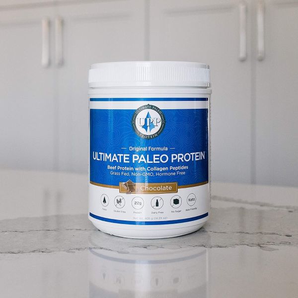 ULTIMATE PALEO PROTEIN: Protein Powder Chocolate, 405 gm