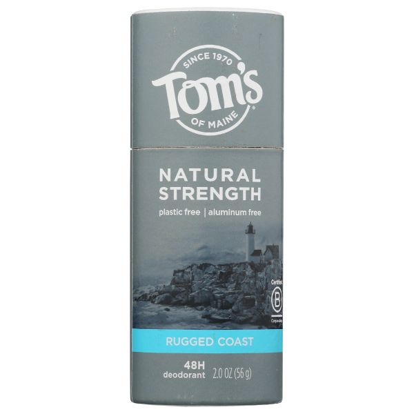 TOMS OF MAINE: Deodorant Mens Rugged Coa, 2 oz