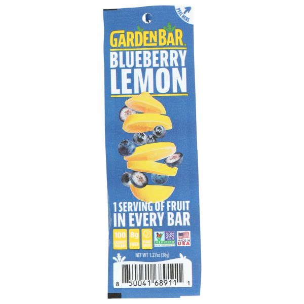 GARDEN BAR: Bar Frt Blbrry Lmn Snck, 1.27 oz