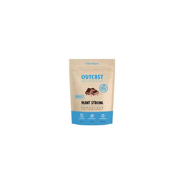 OUTCAST FOODS: Plant Protein Powder Choc, 1.2 LB