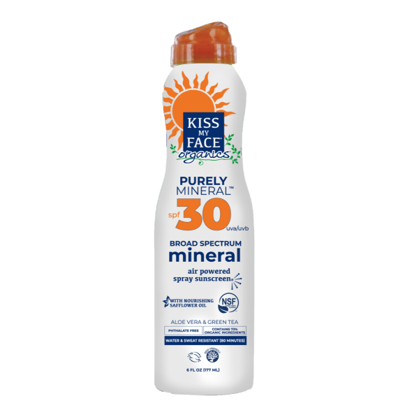 KISS MY FACE: Sunscreen Spry Spf30, 6 OZ