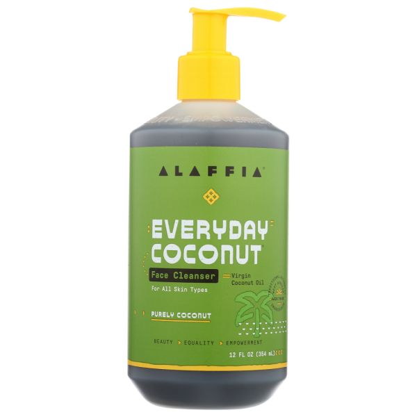 ALAFFIA: Wash Face Cocnt Cleansng, 12 fo