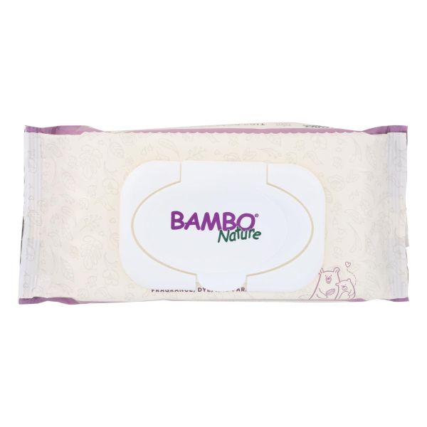 BAMBO NATURE: Wipe Wet Tidy Bottom 50 ct, 50 pc