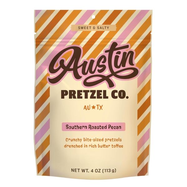 AUSTIN PRETZEL CO: Southern Roasted Pecan Pretzels, 4 oz