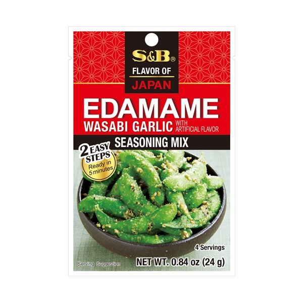 S & B: Seasoning Mx Edamame Wasa, 0.84 OZ