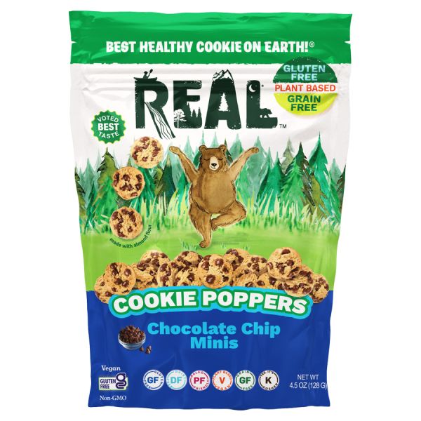 REAL COOKIES: Cookie Poprs Choc Chip, 4.5oz