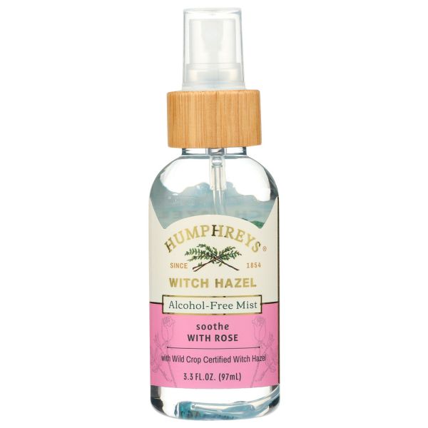 HUMPHREYS: Mist Witch Hazel Rose, 3 oz