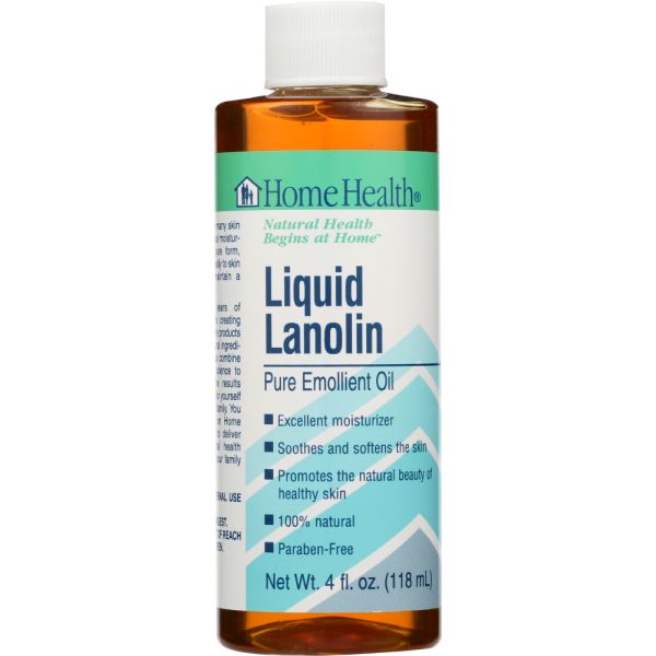 HOME HEALTH: Liquid Lanolin Pure Emollient Oil, 4 Oz