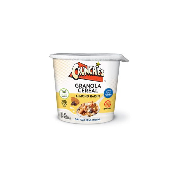 CRUNCHIEZ: Cereal Gran Alm Raisin, 2.4 oz