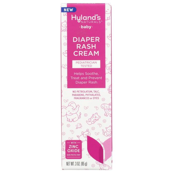 HYLANDS: Baby Diaper Rash Cream, 3 oz