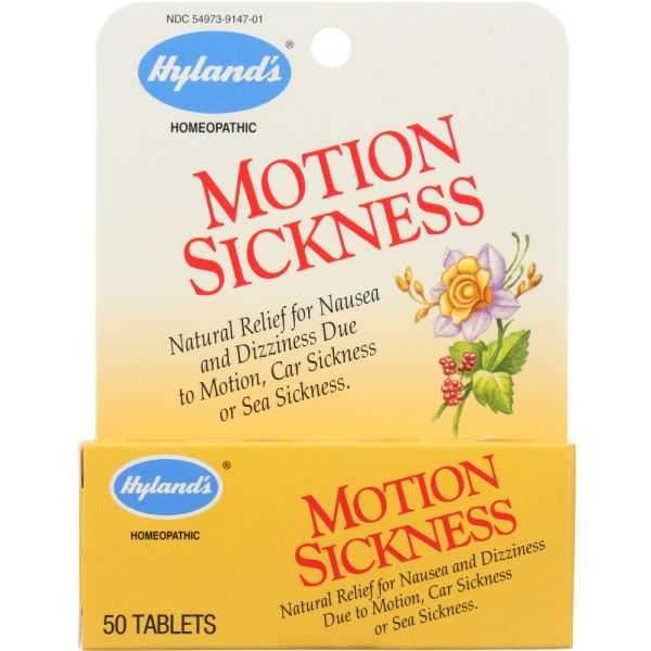 HYLAND'S: Motion Sickness, 50 Tablets