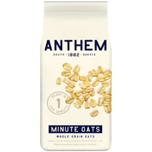 ANTHEM: Oats Quick Whole Grain, 40 OZ